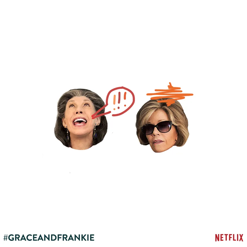 Grace and Frankie — social artwork, 2