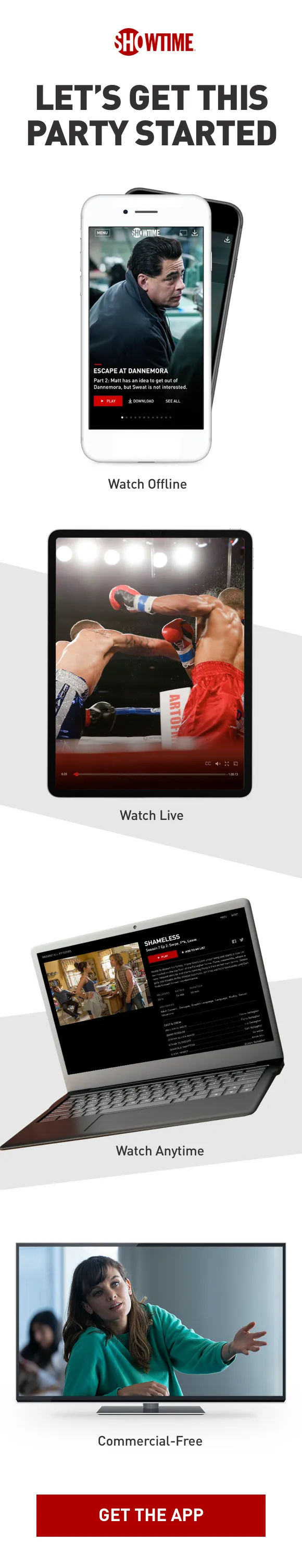 Watch on Your Devices — email layout, 1